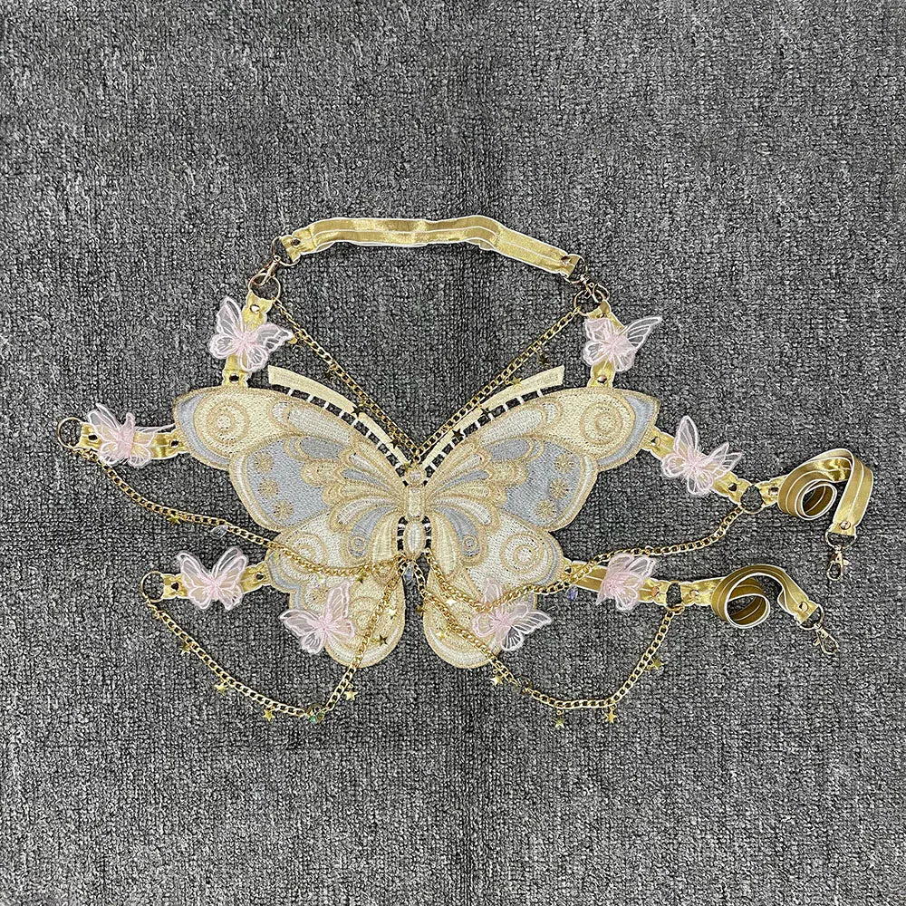 Butterfly Embroidery Top