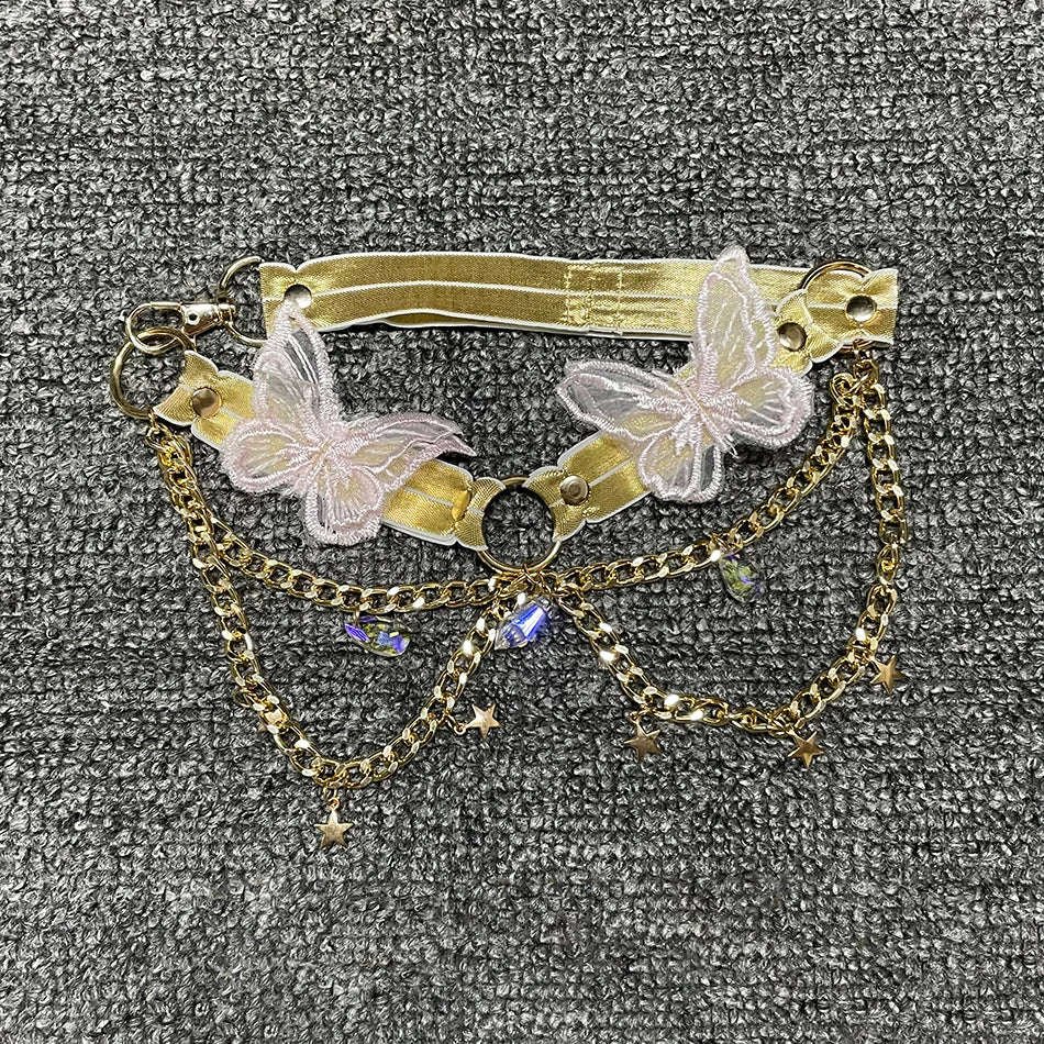 Butterfly Embroidery Top