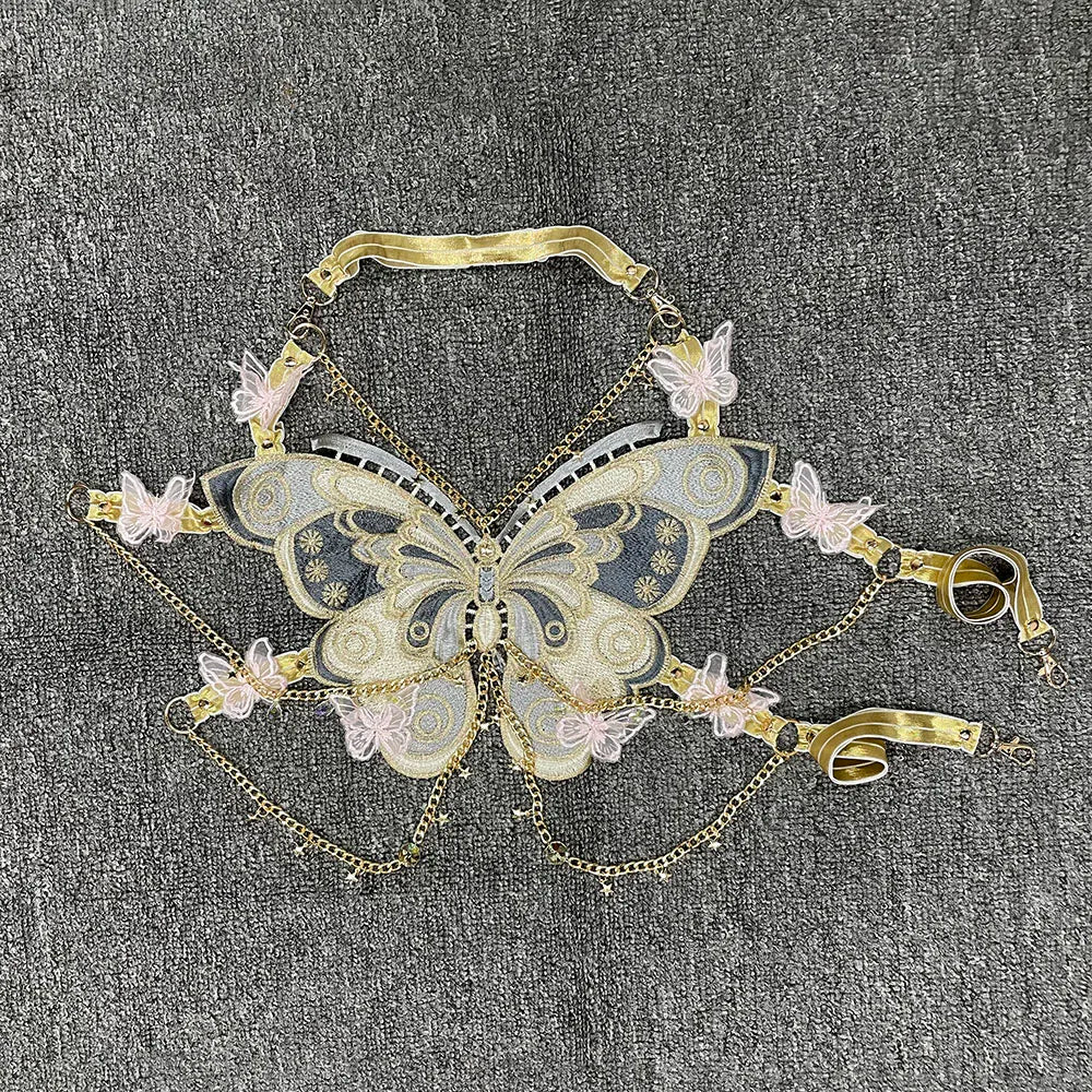 Butterfly Embroidery Top