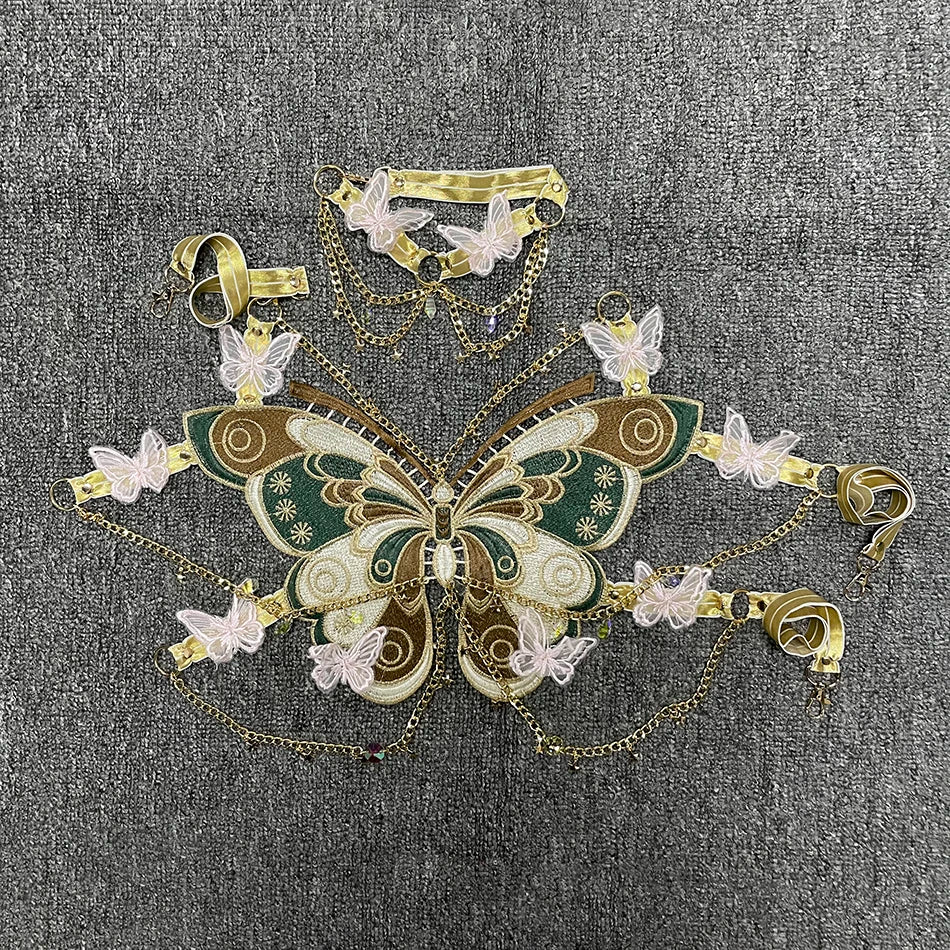 Butterfly Embroidery Top