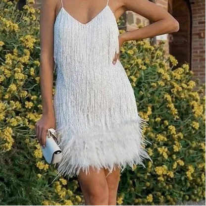 Luxury Fringed Party dress