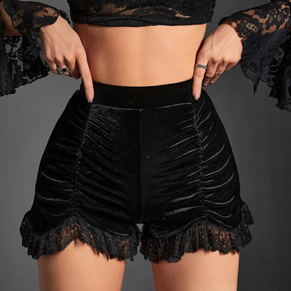 Velvet shorts