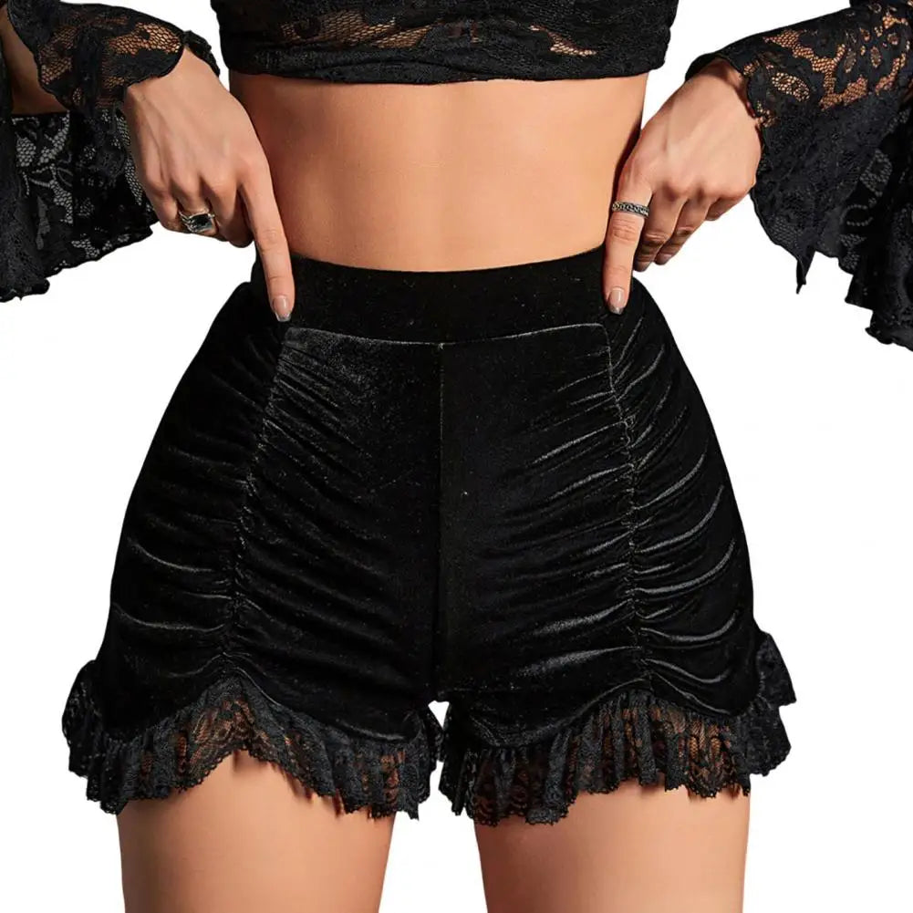 Velvet shorts