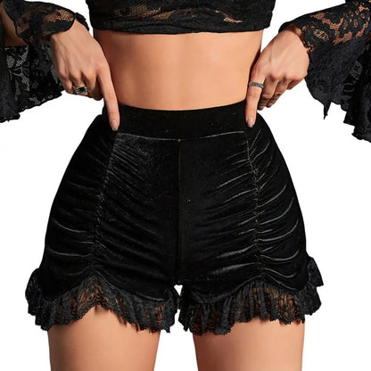 Velvet shorts
