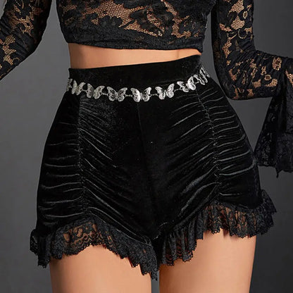 Velvet shorts